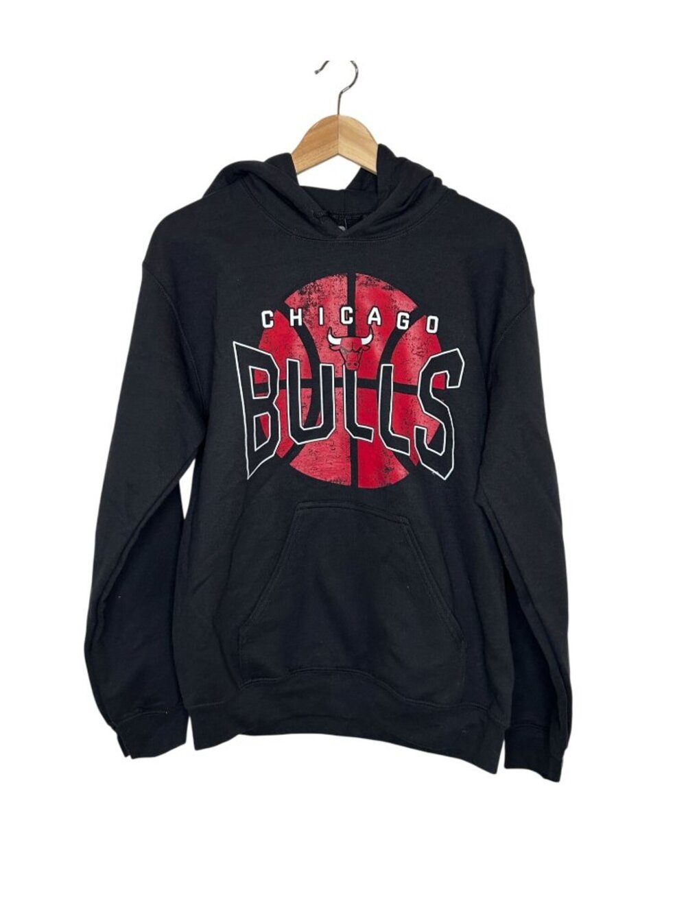 NWT Chicago Bulls Black Graphic Hoodie Sweatshirt Small, MSRP $45